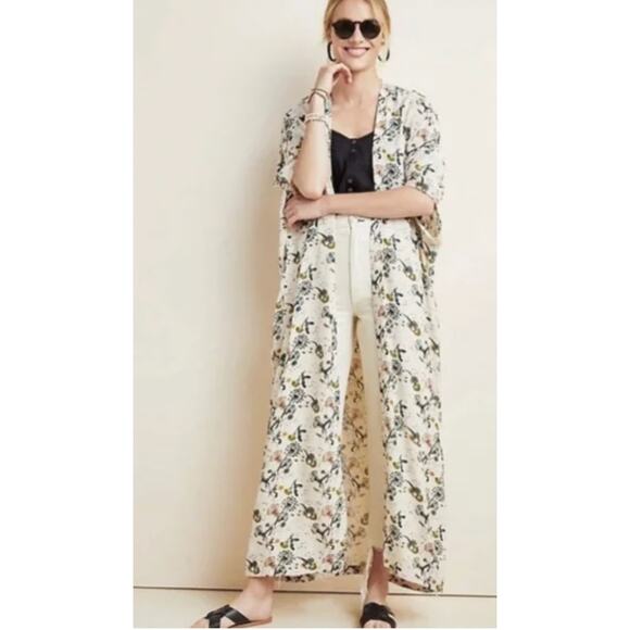 Anthropologie Bel Kazan Sadie Dandelion Duster Kimono. One Size - Picture 1 of 1